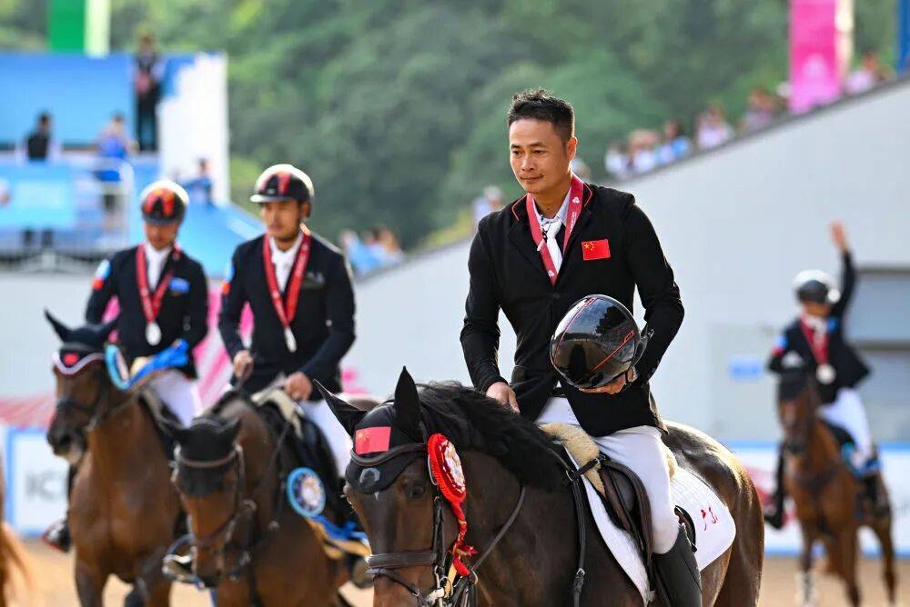 全运会马术比赛赢了，获奖马有奖牌么？