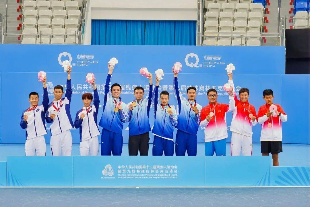 残特奥会网球比赛决出四枚团体金牌